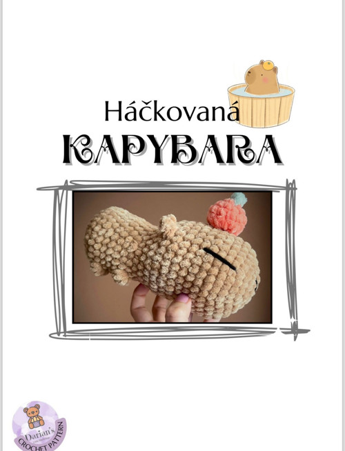 Háčkovací BOX "Uháčkuj si sám.." - Kapybara — foto 5