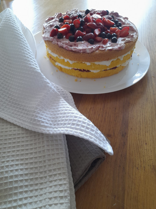 Vaflová utěrka-bílá — foto 4