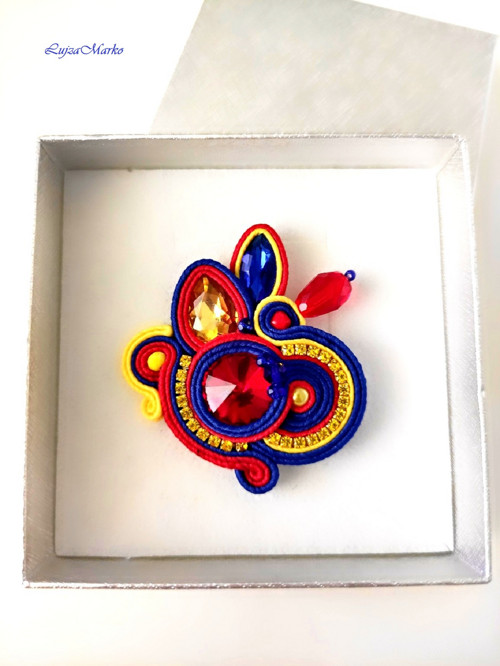 Dobromila soutache/ sutaš brož — foto 4