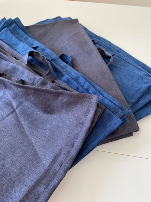 Lněná utěrka Dark Grey — foto 2