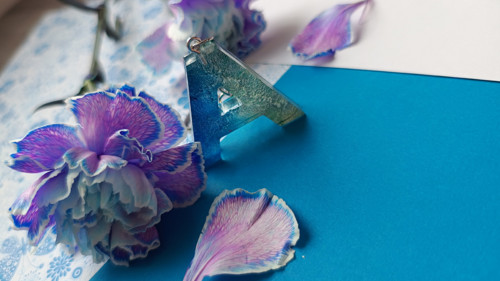 Letter "A" Blue Green Petri — foto 4