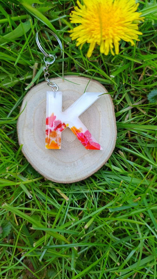 Letter "K" Flower art — foto 2