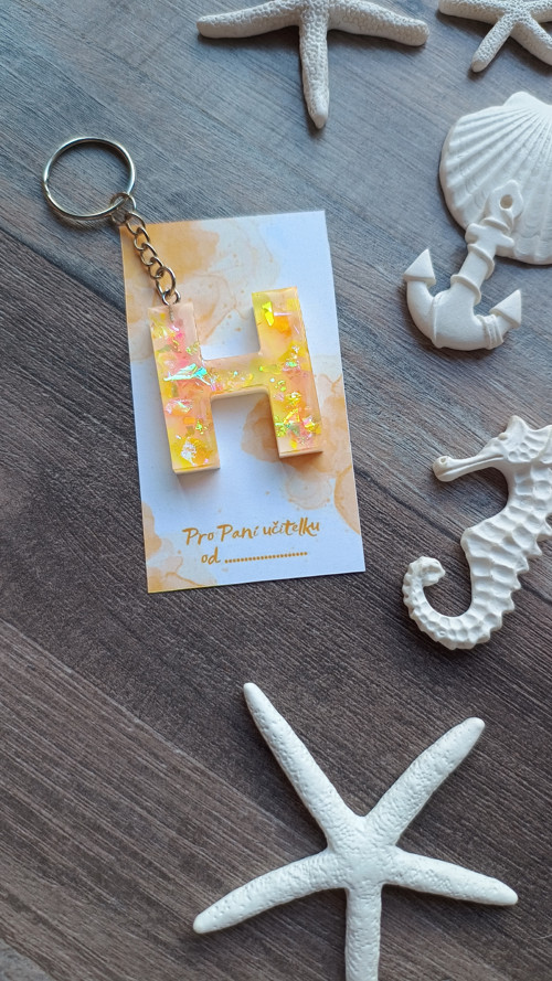 Letter "H" Yellow Pink — foto 2
