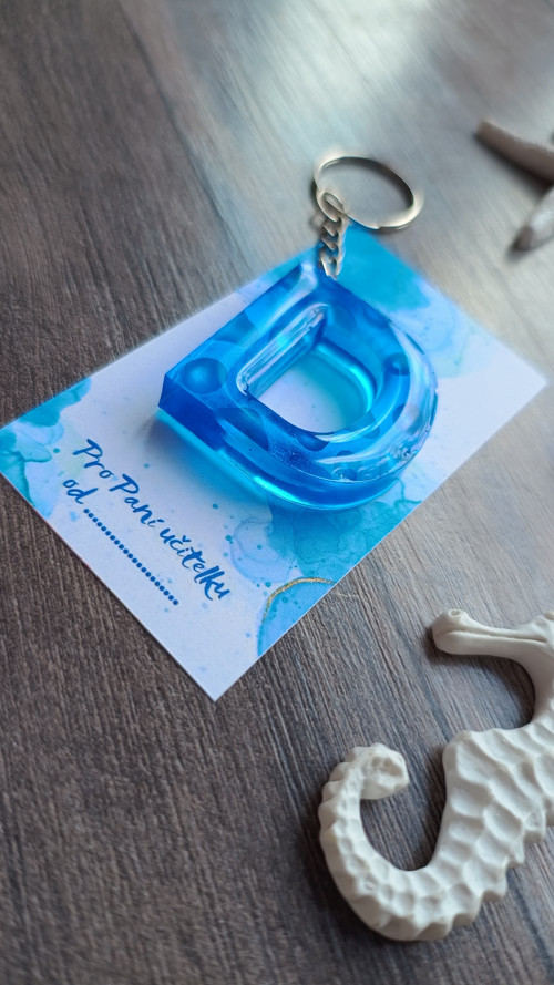 Letter "D" Blue Bubble — foto 3