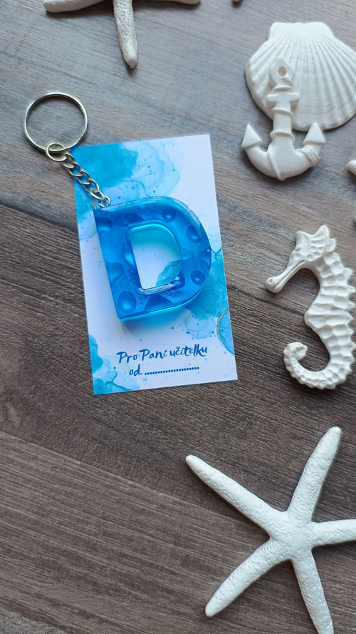 Letter "D" Blue Bubble — foto 2