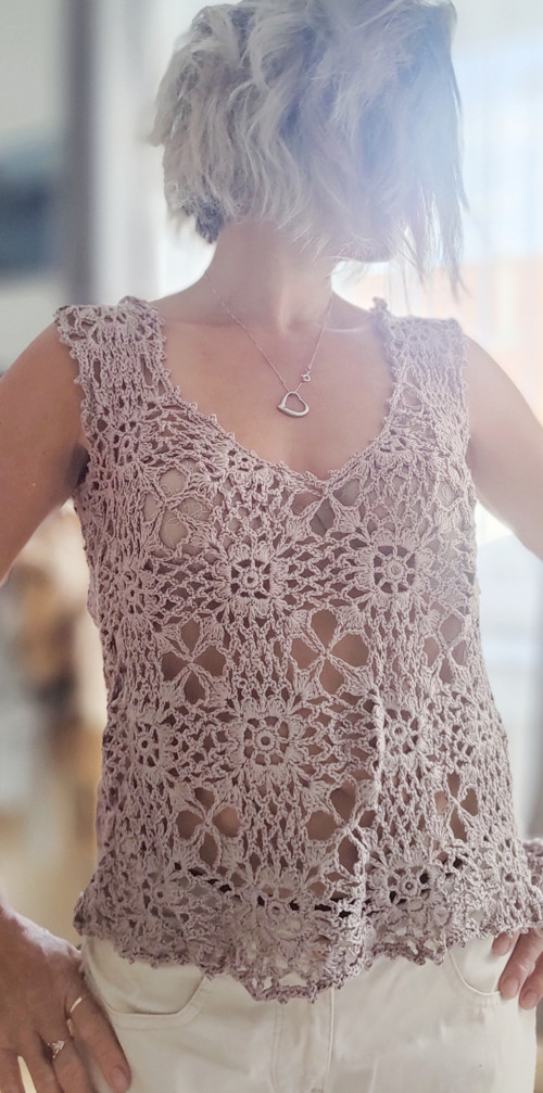 Květinový letní top — foto 2