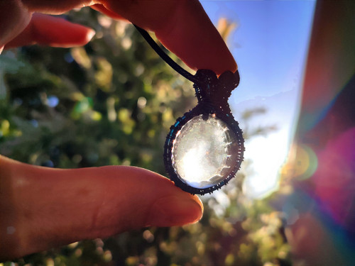 Náhrdelník KŘIŠŤÁL, wire-wrapping — foto 3