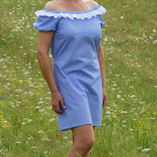 Šaty kocočkové s madeirou — foto 5