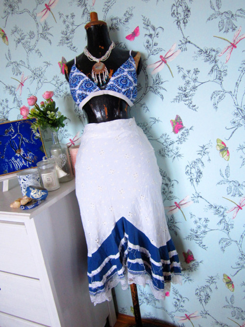 Plavky modrobílé mořské — foto 2