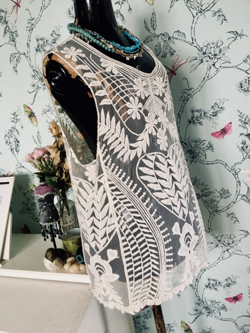 Top boho krajka — foto 3
