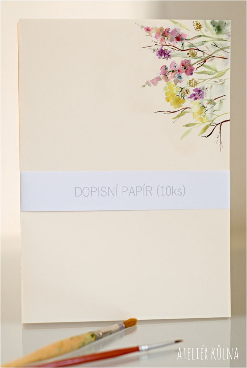 Dopisní papír *Oslava* (10ks) — foto 2