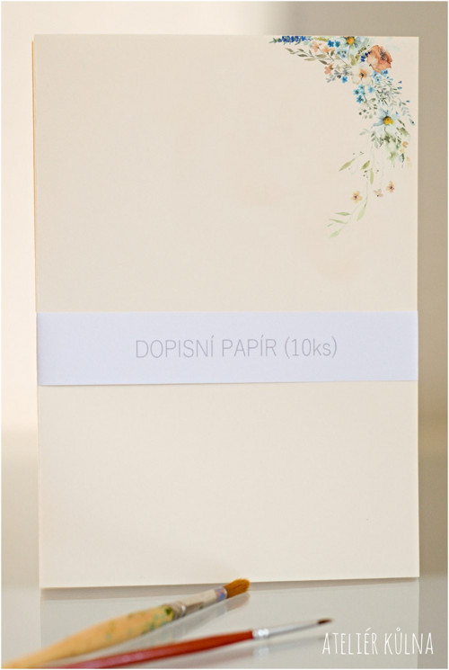 Dopisní papír *Kopretiny* (10ks) — foto 2