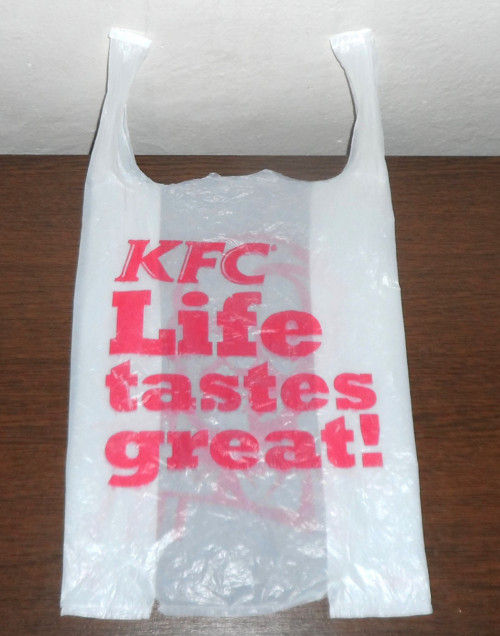 Originál reklamní igelitová TAŠKA • KFC — foto 2