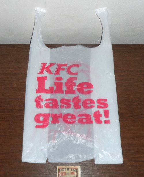 Originál reklamní igelitová TAŠKA • KFC — foto 3