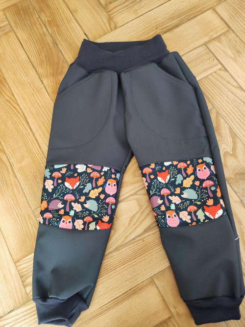 Softshellové kalhoty s FLEECEM — foto 2