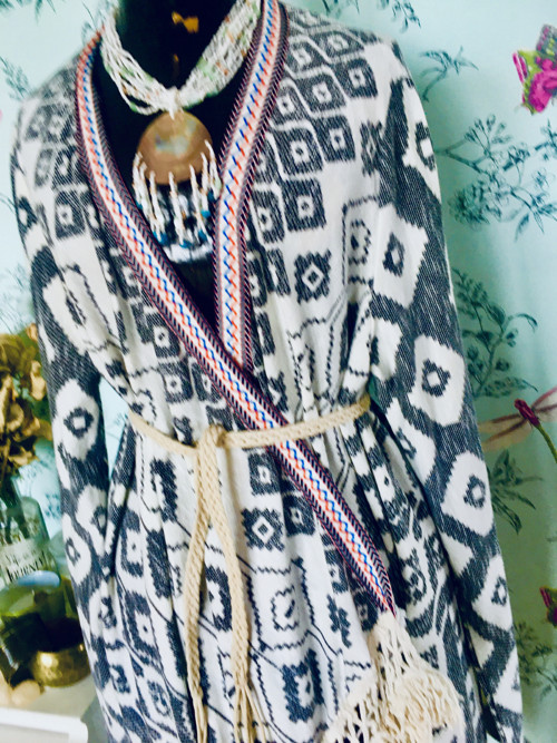 Kardigan boho etno aztécký — foto 3