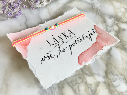Macramé pink/yell neon — foto 2
