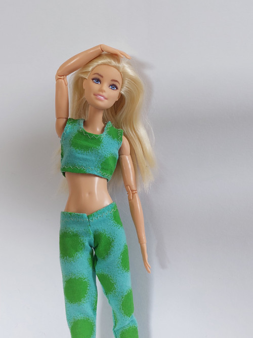 Barbie komplet legíny a tílko — foto 2