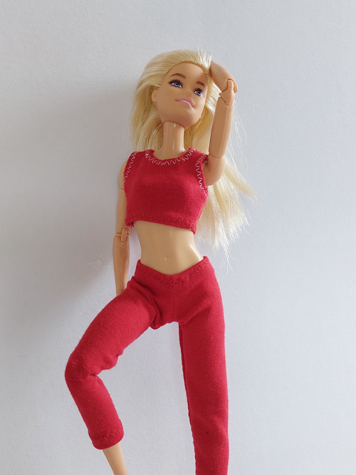 Barbie komplet legíny a tílko — foto 2