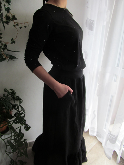 SUKNĚ dlouhá -- mušelín — foto 2