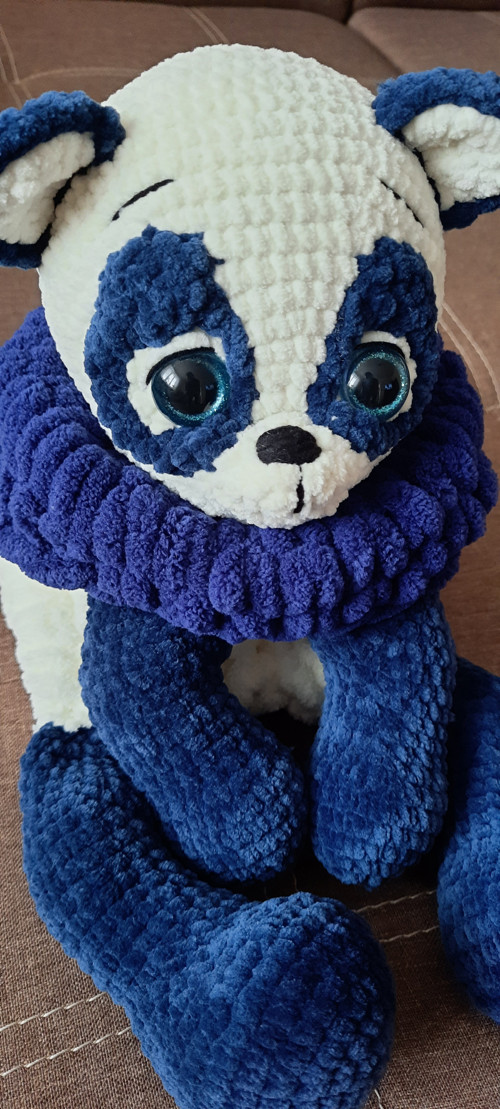 Pyžamkožrout Panda modrá — foto 5