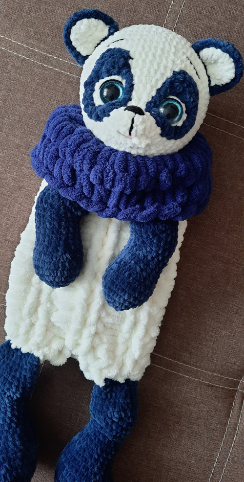 Pyžamkožrout Panda modrá — foto 2