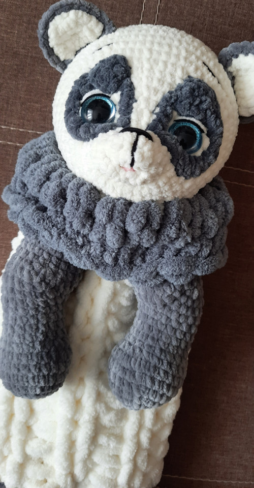 Pyžamkožrout Panda šedá — foto 3