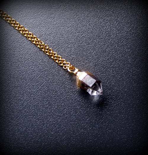 DIAMANT HERKIMER*ocelový náhrdelník — foto 3