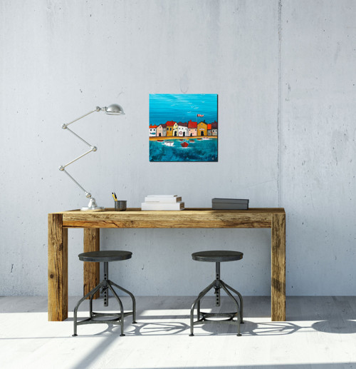 Blue harbor - 30x30cm — foto 4