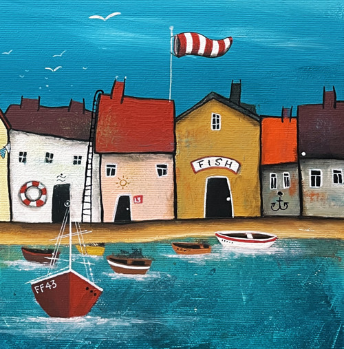 Blue harbor - 30x30cm — foto 3