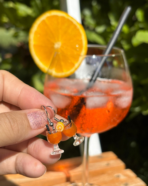 Aperol (visací náušnice) — foto 4