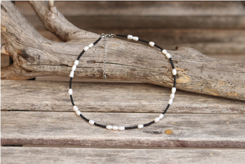 Letný choker s perlami — foto 3