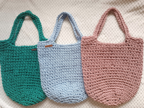 Modrá taška shopperka — foto 2