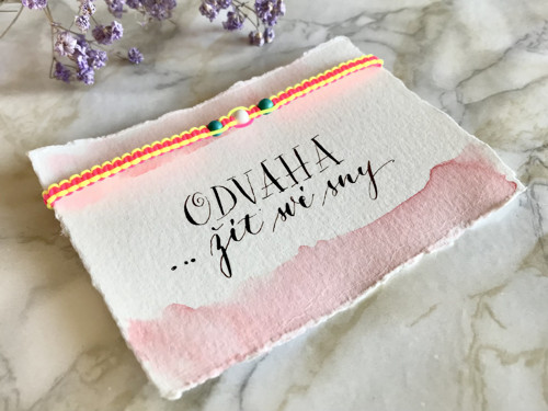 Macramé pink/yell neon — foto 2