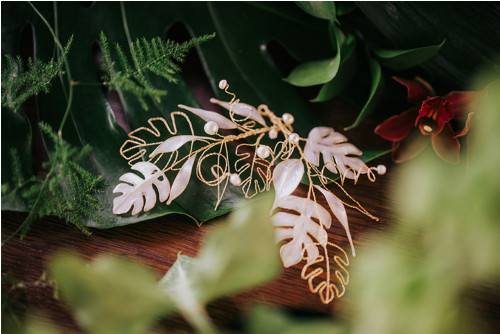 Ozdoba do vlasů Monstera — foto 3