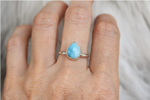 Prstýnek larimar — foto 4