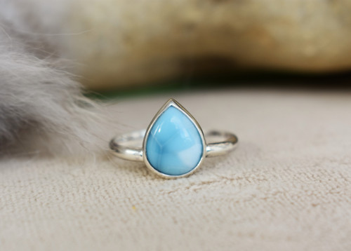 Prstýnek larimar — foto 3