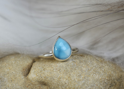 Prstýnek larimar — foto 2