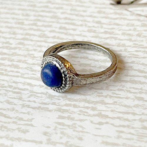Prsten s lapisem lazuli E034 — foto 2