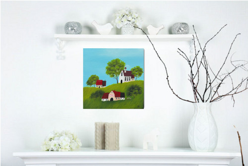 Vesnička česká - 30x30cm — foto 4