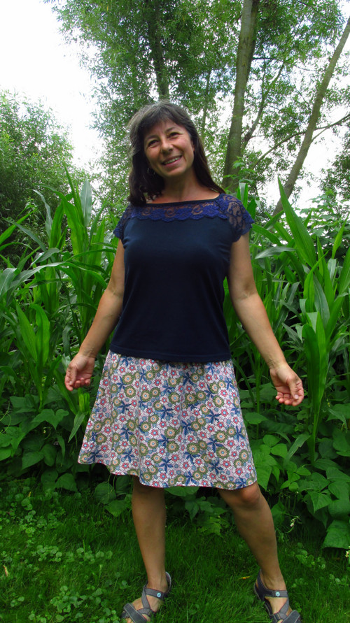 Viskózová sukně — foto 2