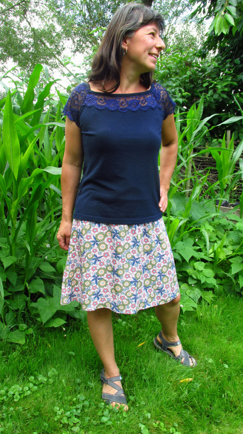 Viskózová sukně — foto 3