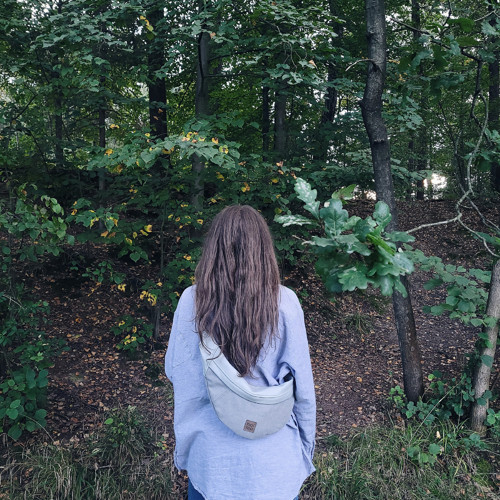 Ledvinka Haru světle šedá — foto 4
