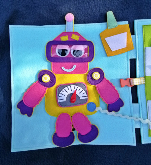 QUIET BOOK "Robot" — foto 4