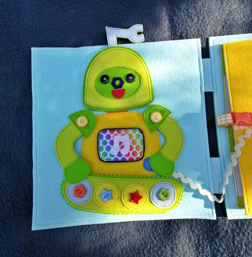QUIET BOOK "Robot" — foto 3