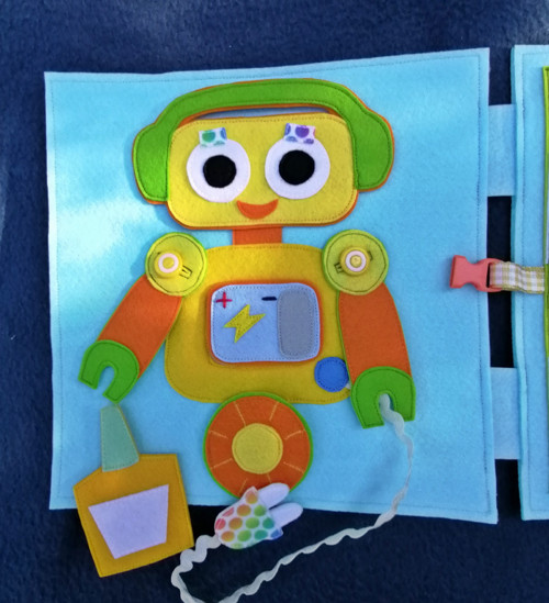 QUIET BOOK "Robot" — foto 5