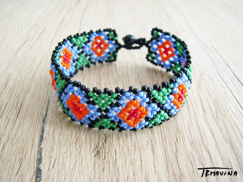 Huichol náramek — foto 2