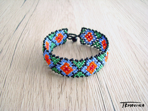 Huichol náramek — foto 6