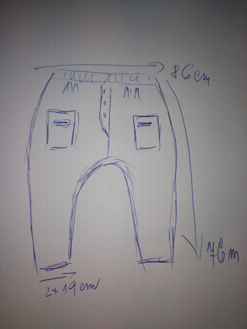 Lněné kaďáky vel.46 — foto 2