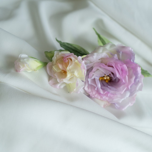 Eliška - eustoma z japonského hedvábí — foto 2